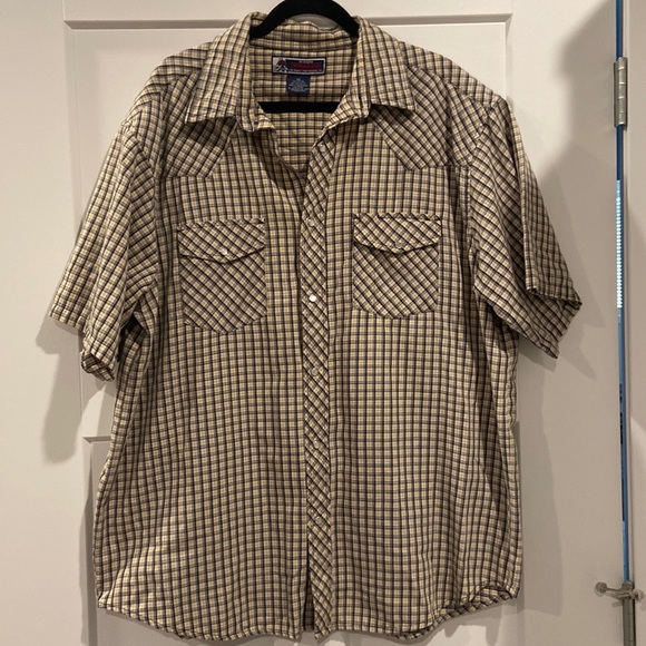 2X An original William Bay by Sapko International, INC short sleeve pearl snap - Picture 1 of 7